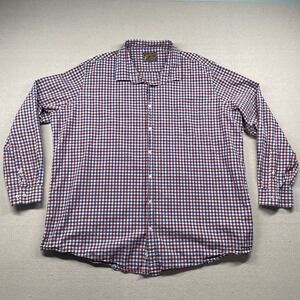 Johnny Bigg Shirt Mens 6xl (fits 4xl) Casual Checked Button-Down Work Oxford